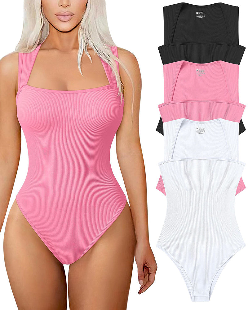 ✨ 50% de réduction🔥🎁Body débardeur sans manches à effet ventre plat