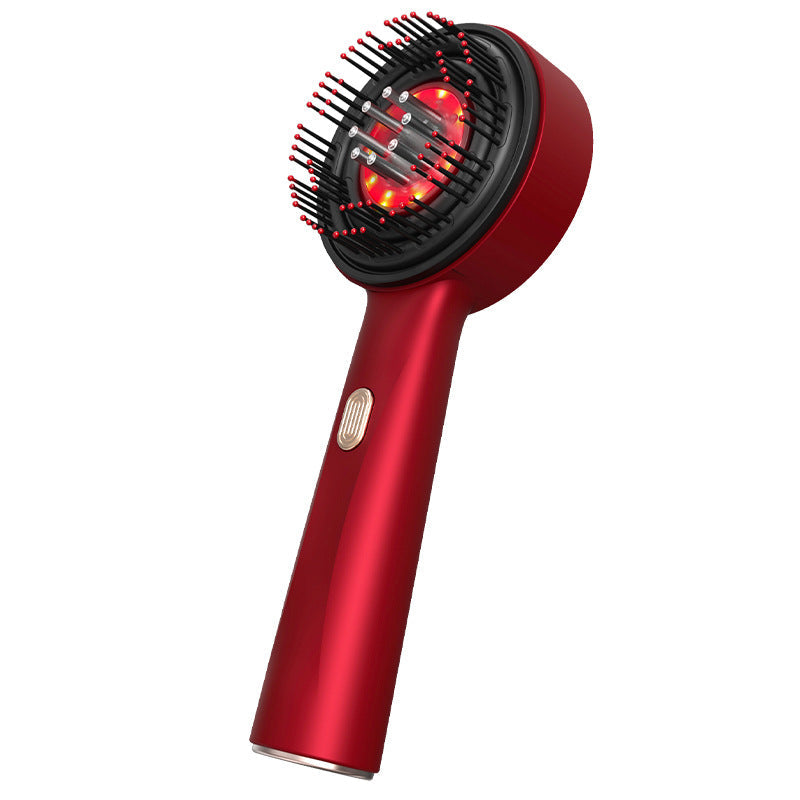 💎 50% DE RÉDUCTION ! 💎 Brosse de Massage du Cuir Chevelu 3-en-1 – Lumière Rouge 630 nm, 72 Picots & Applicateur d’Huile pour Croissance Capillaire Accélérée 🌿💆♀️