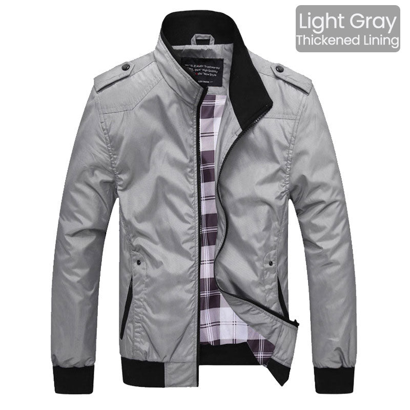 đâš PROMO -50 % ! Veste homme Ă col montant â Style business, respirante et coupe-vent (M-4XL)