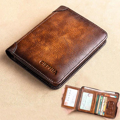 🔥PROMOTION EXCEPTIONNELLE 2026 : 30 % DE RÉDUCTION🔥 Portefeuille multifonctionnel en cuir véritable, imperméable et résistant, avec protection RFID et blocage RFID