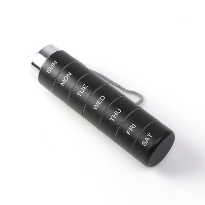 💐50% DE RÉDUCTION ! Pilulier Métal Compact & Étanche – Compagnon de Voyage Idéal 🧳🔒【Prix Casse】