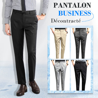 PANTALON formel solide coupe ajustée (achetez-en 2 livraison gratuite)