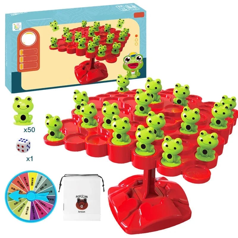 🥳Jeu d'équilibre pour grenouilles