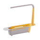 ✨ 2-in-1 Sink Organizer Rack – Expandable Sponge Holder & Kitchen Towel Drying Bar