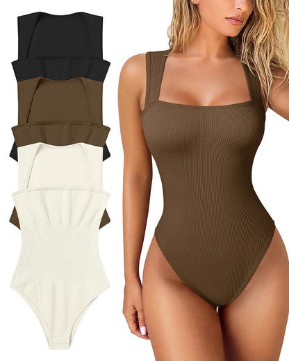 ✨ 50% de réduction🔥🎁Body débardeur sans manches à effet ventre plat