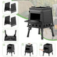 🎉 2026 Sale — Over 30,200 Sold!🏕️Foldable Cast‑Iron Wood Burning Rocket Stove 🔥