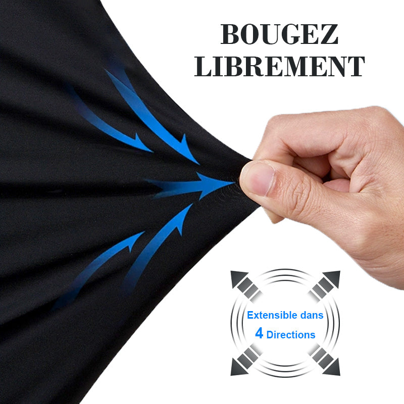 PANTALON formel solide coupe ajustée (achetez-en 2 livraison gratuite)