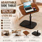 🛋️ LIMITED-TIME 50% OFF! ✨ C-Shape Side Table with Swivel Tray – Adjustable, Spacious, Sturdy 🍽️