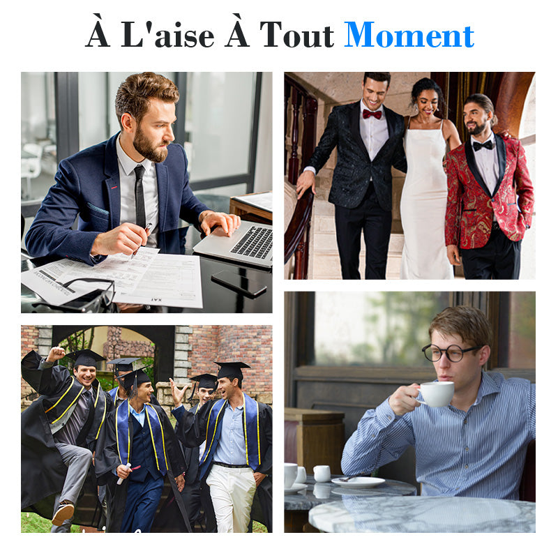 PANTALON formel solide coupe ajustée (achetez-en 2 livraison gratuite)