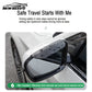 🚗 50% OFF ☂️ Carbon Fiber Rain Eyebrow — Clear Rearview Mirror in Rain