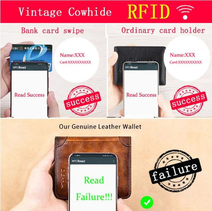 🔥PROMOTION EXCEPTIONNELLE 2026 : 30 % DE RÉDUCTION🔥 Portefeuille multifonctionnel en cuir véritable, imperméable et résistant, avec protection RFID et blocage RFID