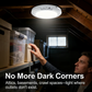 💥Big Sale-50% Off💡Rechargeable Motion Sensor Ceiling Light with Remote - Magnetic Wireless Ceiling Light Battery Powered🛋️
