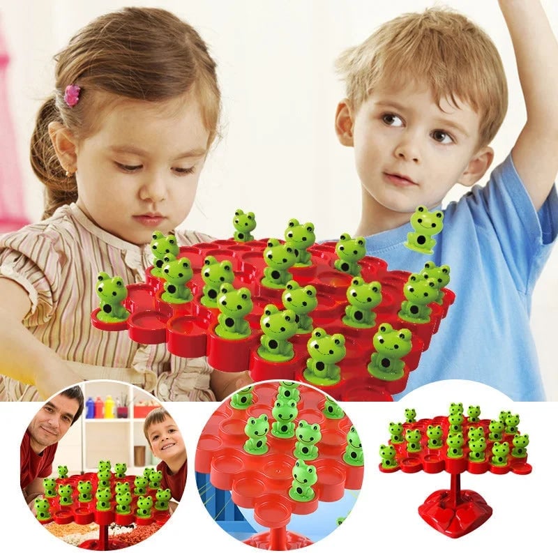 🥳Jeu d'équilibre pour grenouilles