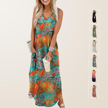 💐50% DE RÉDUCTION ! Robes d‘Été avec Poches – Confort & Style pour la Plage 👗🌸【Offre Limitée】