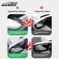 🚗 50% OFF ☂️ Carbon Fiber Rain Eyebrow — Clear Rearview Mirror in Rain