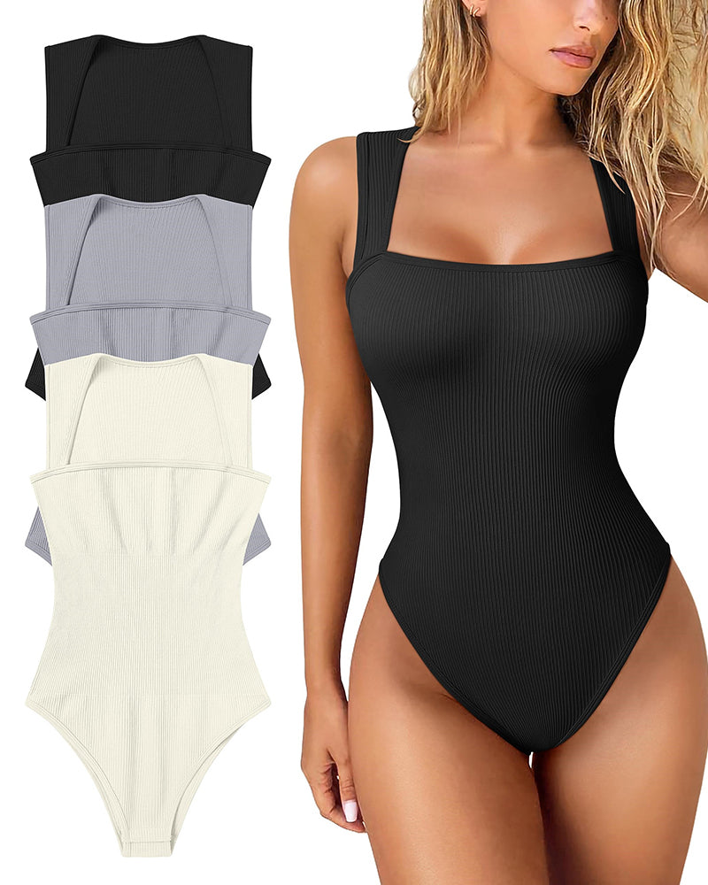 ✨ 50% de réduction🔥🎁Body débardeur sans manches à effet ventre plat