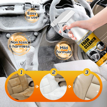 🔈🔈60 % DE RÉDUCTION MAINTENANT🔥Nettoyant mousse multi-usages🚗
