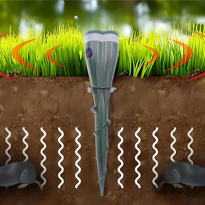🐭 ACHETEZ 5, RECEVEZ 5 GRATUITS! 🌿 Répulsif Solaire Étanche Contre les Souris – Ultrasonique, Écologique & Facile à Installer Pour Le Jardin 🌸