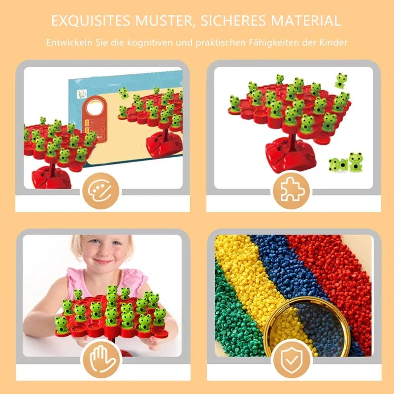 🥳Jeu d'équilibre pour grenouilles