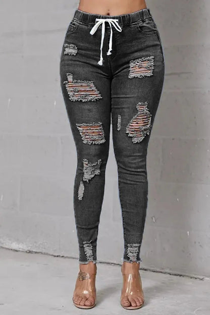 👖 OFFRE FLASH : 50% DE RÉDUCTION ! ⚡ Jean Skinny Stretch à Taille Ajustable – Tissu Élastique, Effet Remodelant & Coupe Parfaite ✨
