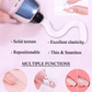 💅✨ 3-in-1 Press-On Nail Kit – Repositionable Solid Gel, Thin Seamless Hold & Quick UV Curing 🔥