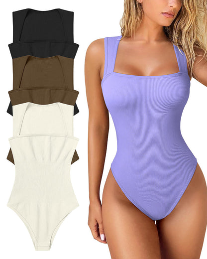 ✨ 50% de réduction🔥🎁Body débardeur sans manches à effet ventre plat