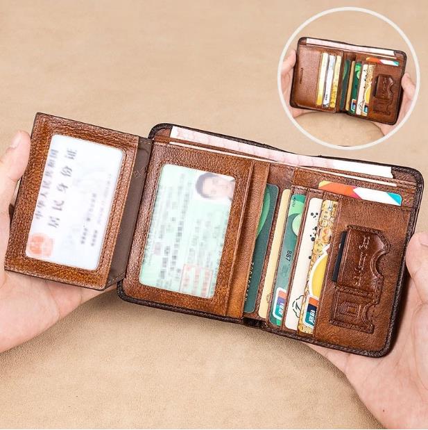 🔥PROMOTION EXCEPTIONNELLE 2026 : 30 % DE RÉDUCTION🔥 Portefeuille multifonctionnel en cuir véritable, imperméable et résistant, avec protection RFID et blocage RFID