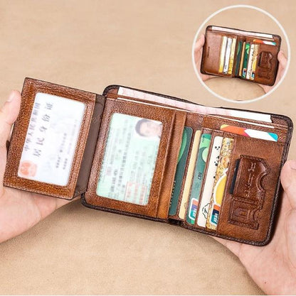 🔥PROMOTION EXCEPTIONNELLE 2026 : 30 % DE RÉDUCTION🔥 Portefeuille multifonctionnel en cuir véritable, imperméable et résistant, avec protection RFID et blocage RFID