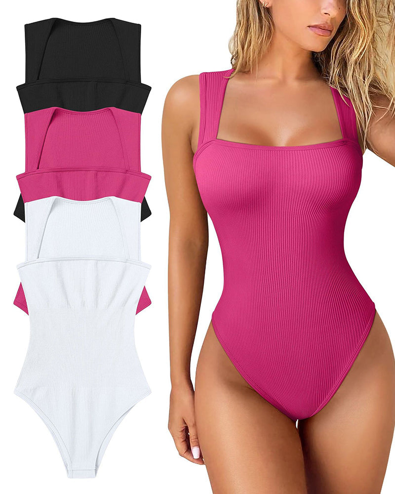 ✨ 50% de réduction🔥🎁Body débardeur sans manches à effet ventre plat