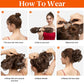 ⏳🔥LIMITED-TIME 50% OFF! ⏰Messy Side Comb Clip In Bun Hair Accessory