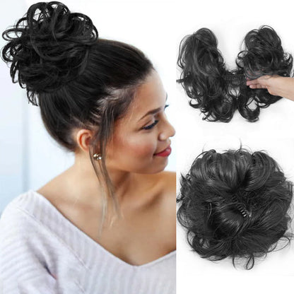⏳🔥LIMITED-TIME 50% OFF! ⏰Messy Side Comb Clip In Bun Hair Accessory