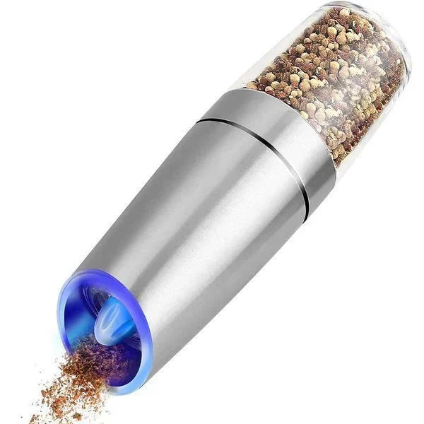 ✨🔥 Vente50% OFF – Moulin à sel et poivre électrique automatique à induction par gravité ⚡🧂⚫