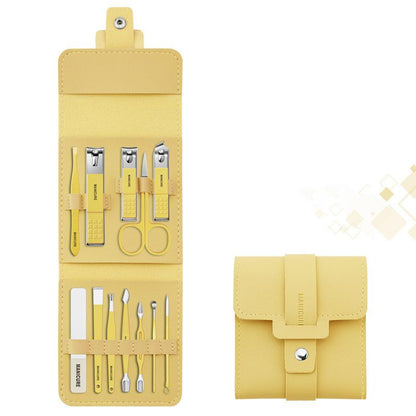 ✂️🧰 50% DE RÉDUCTION – Kit de Coupe-Ongles Portable (12/16 Pièces) | Acier inoxydable, étui en simili cuir, idéal pour la maison et les voyages 🎒✨