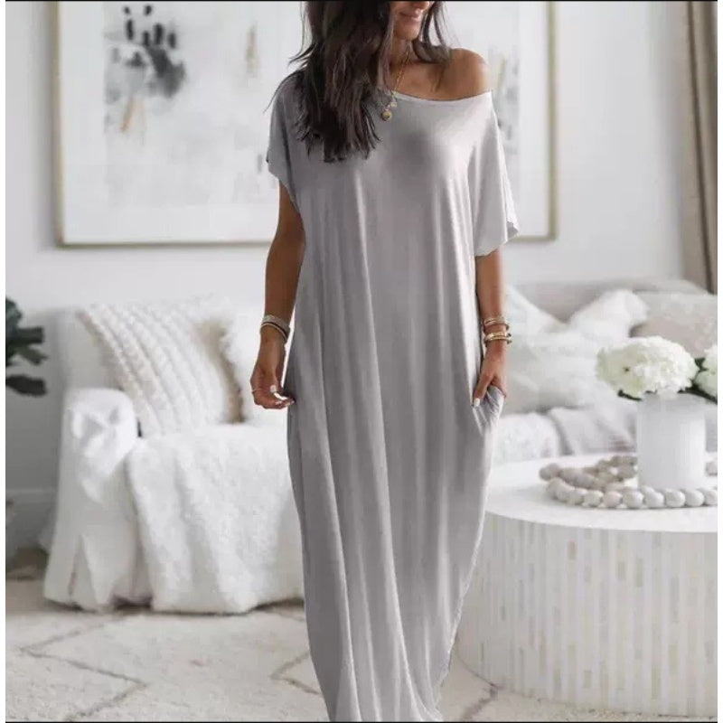 💐50% DE RÉDUCTION ! Robe Longue Ample & Décontractée – Confort Absolu au Quotidien 🌿👗【Offre Limitée】