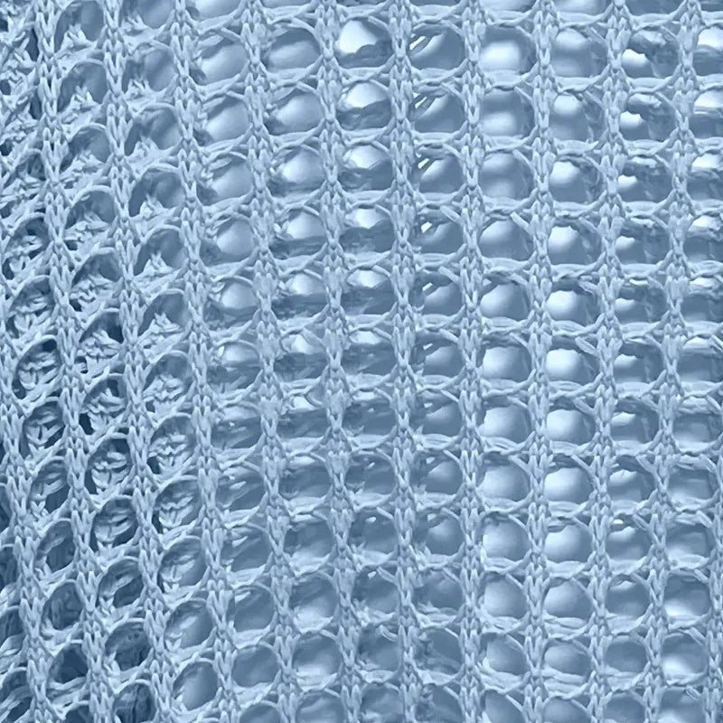 🌸Nouveauté🌸Haut décontracté pour femme, couleur unie, en maille crochetée