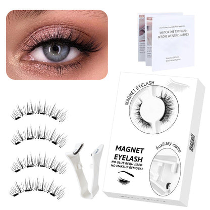 💖✨ 50% DE RÉDUCTION – Cils magnétiques réutilisables avec applicateur | Pose sans colle, effet naturel, longue tenue, jusqu’à 30 utilisations 🧲👁️