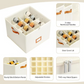 ⏰🔥LIMITED TIME 50% OFF! 👟 Fabric Shoe Organizer Storage Box – Foldable, Large Capacity, Dustproof & Breathable for Closet & Bedroom 🧺✨-UK