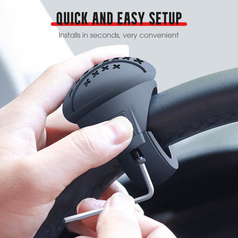🚗 ACHETEZ 2 OBТENEZ 3! ✨ Pommeau de Volant Ergonomique - Design Texturé Antidérapant pour une Meilleure Prise en Toutes Circonstances 🔧💫
