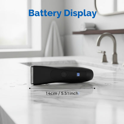 🪒⚡🔋 PROMO -50% ! Tondeuse Corporelle Homme à Affichage Numérique – Lame Sécurisée L, Moteur Puissant & 90 min Autonomie (USB)