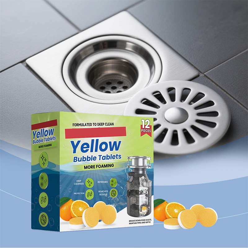 💥ACHETEZ 2, OFFERT3 ! 🎉Tablettes nettoyantes et désodorisantes pour broyeur à déchets – 12 pièces