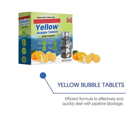 💥ACHETEZ 2, OFFERT3 ! 🎉Tablettes nettoyantes et désodorisantes pour broyeur à déchets – 12 pièces