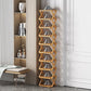 ✨ Foldable Bamboo Shoe Rack – Heavy-Duty Free-Standing Organizer – 100% Natural Alpine Bamboo, Tool-Free 5-Second Scissor Fold Setup, Sturdy High-Load X-Structure & Ultra-Compact Flat Storage – 2-10 Tiers 2 Colors 🌿
