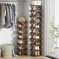 ✨ Foldable Bamboo Shoe Rack – Heavy-Duty Free-Standing Organizer – 100% Natural Alpine Bamboo, Tool-Free 5-Second Scissor Fold Setup, Sturdy High-Load X-Structure & Ultra-Compact Flat Storage – 2-10 Tiers 2 Colors 🌿