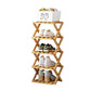 ✨ Foldable Bamboo Shoe Rack – Heavy-Duty Free-Standing Organizer – 100% Natural Alpine Bamboo, Tool-Free 5-Second Scissor Fold Setup, Sturdy High-Load X-Structure & Ultra-Compact Flat Storage – 2-10 Tiers 2 Colors 🌿