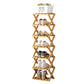 ✨ Foldable Bamboo Shoe Rack – Heavy-Duty Free-Standing Organizer – 100% Natural Alpine Bamboo, Tool-Free 5-Second Scissor Fold Setup, Sturdy High-Load X-Structure & Ultra-Compact Flat Storage – 2-10 Tiers 2 Colors 🌿