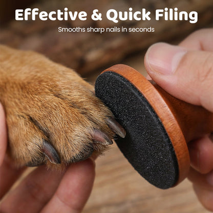 ✨ ½ PRIX ! Lime à ongles en bois pour chiens et chats – Recharges incluses, usage zéro déchet, idéale pour griffes sensibles 🐾🌿