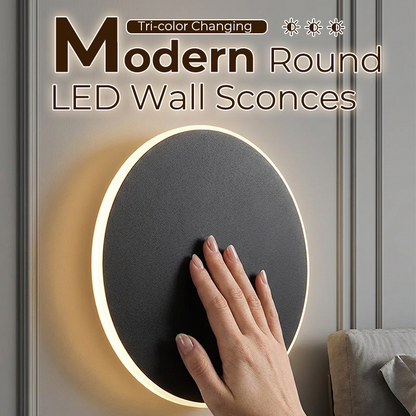 💡🌟 PROMO -50% ! Applique Murale LED Ronde Moderne – Commande Tactile, Éclairage RGB Réglable & Design Élégant