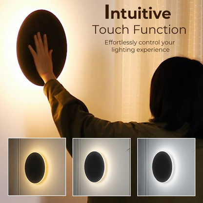 💡🌟 PROMO -50% ! Applique Murale LED Ronde Moderne – Commande Tactile, Éclairage RGB Réglable & Design Élégant