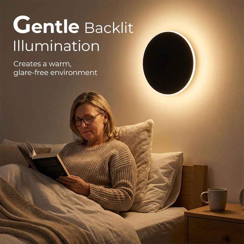 💡🌟 PROMO -50% ! Applique Murale LED Ronde Moderne – Commande Tactile, Éclairage RGB Réglable & Design Élégant