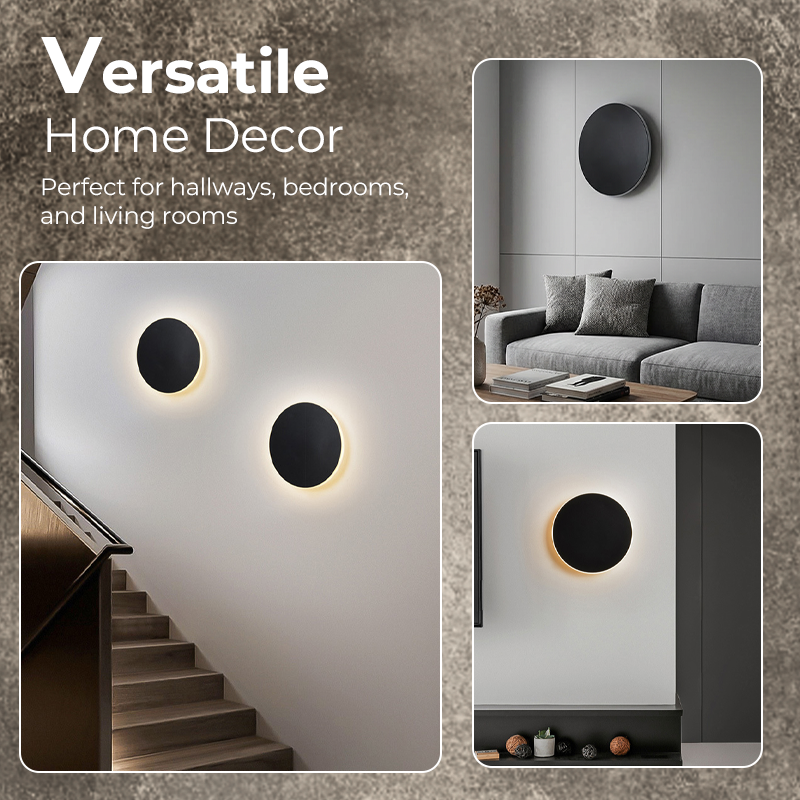 💡🌟 PROMO -50% ! Applique Murale LED Ronde Moderne – Commande Tactile, Éclairage RGB Réglable & Design Élégant